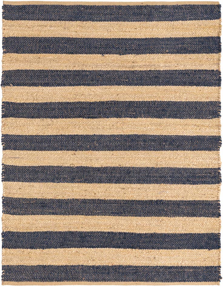 Detail image of  4' 1 x 6' 1  Hand Braided Jute Rug