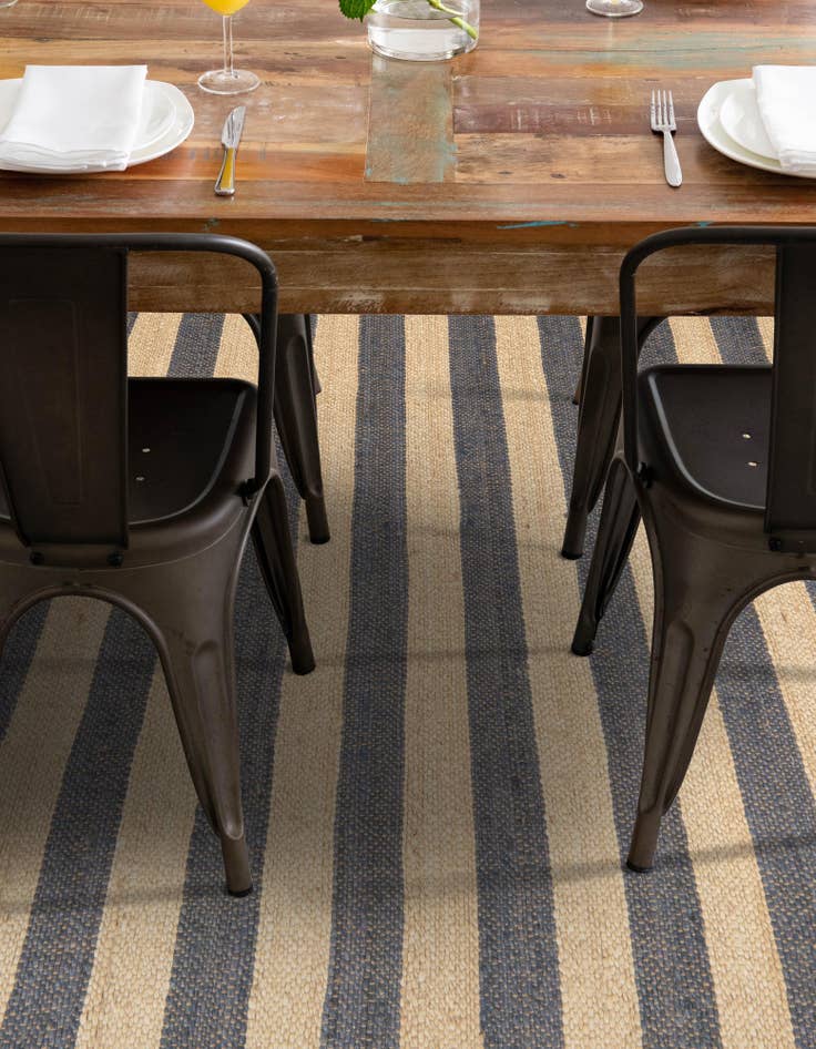 Detail image of  2' 2 x 3' 1  Hand Braided Jute Rug