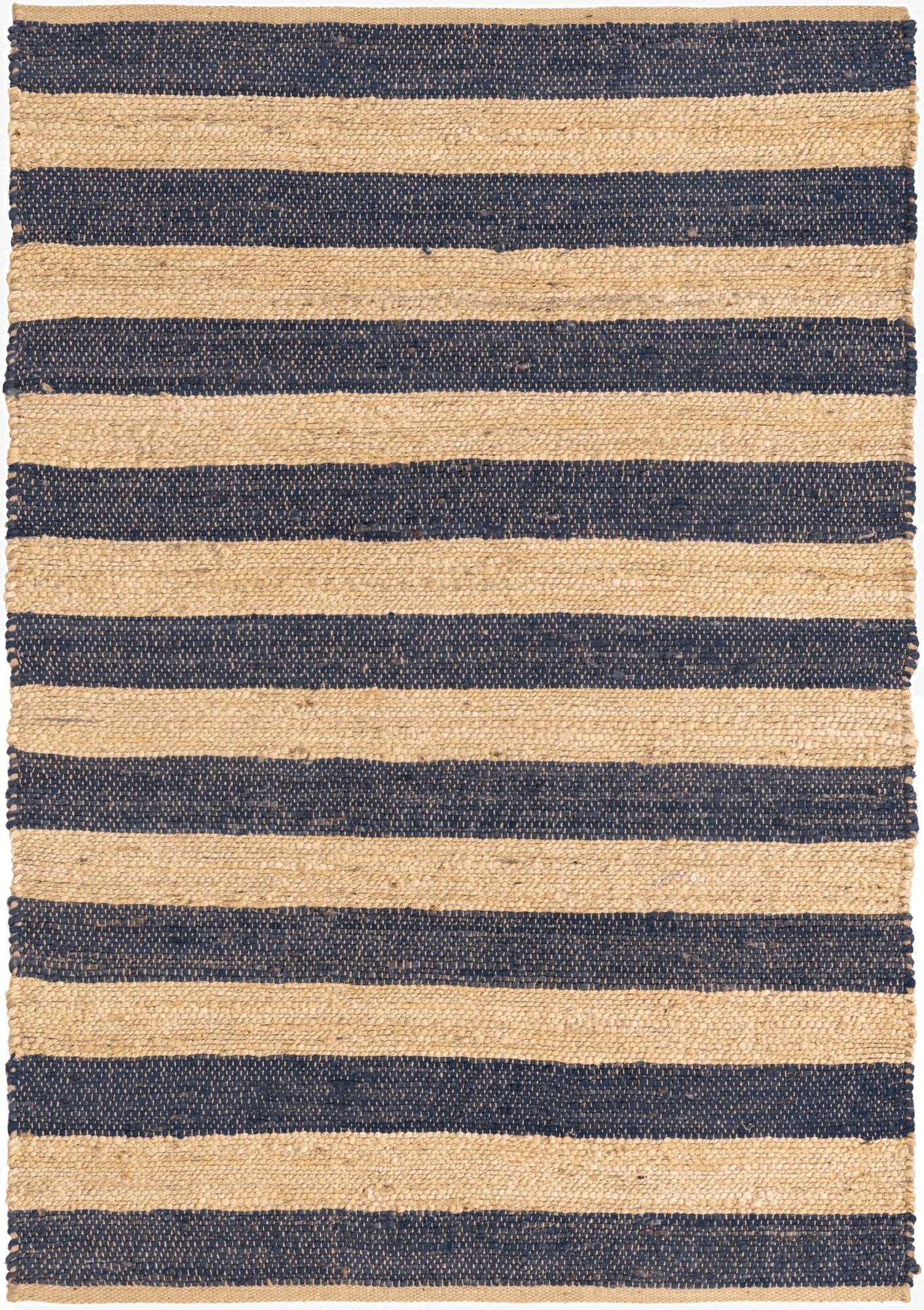  4' 1 x 6' 1  Hand Braided Jute Rug