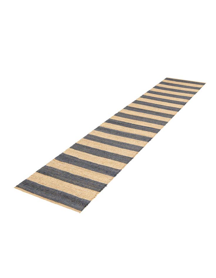 Detail image of  2' 7 x 10'  Hand Braided Jute Runner Rug