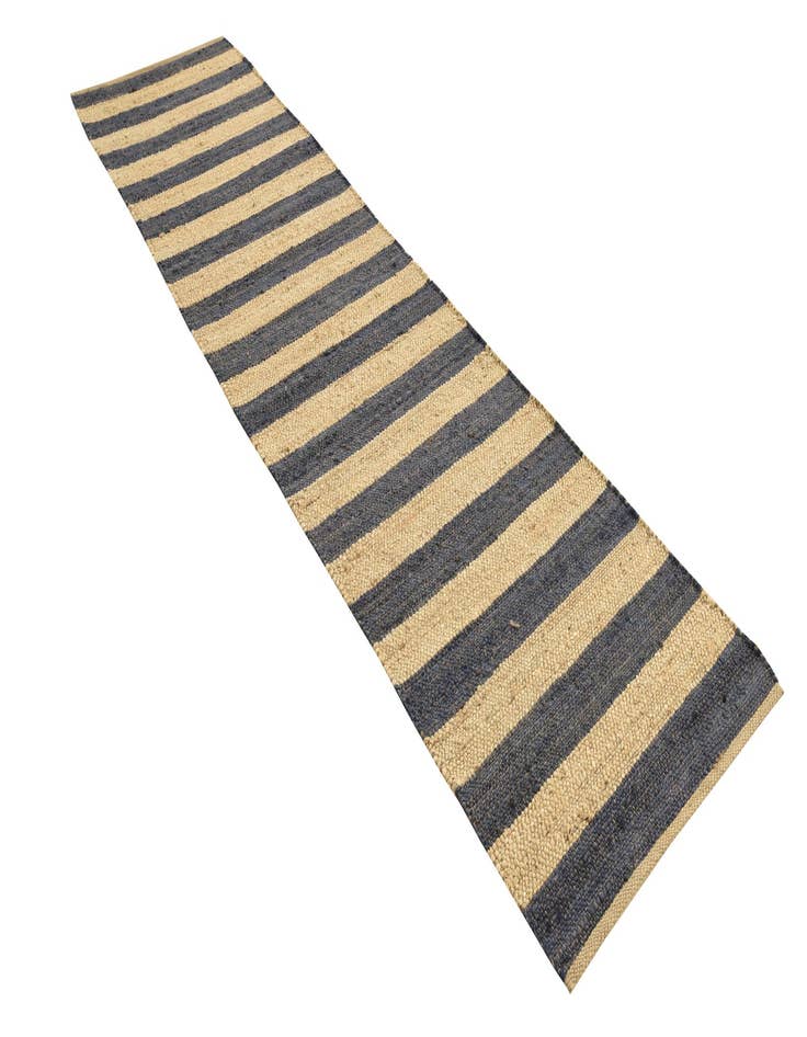 Detail image of  2' 7 x 10'  Hand Braided Jute Runner Rug