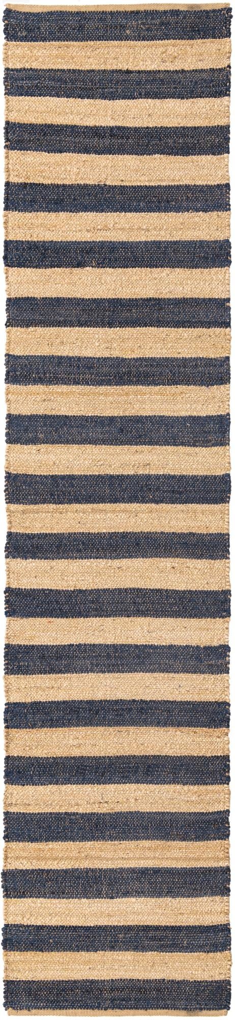  2' 7 x 12'  Hand Braided Jute Runner Rug