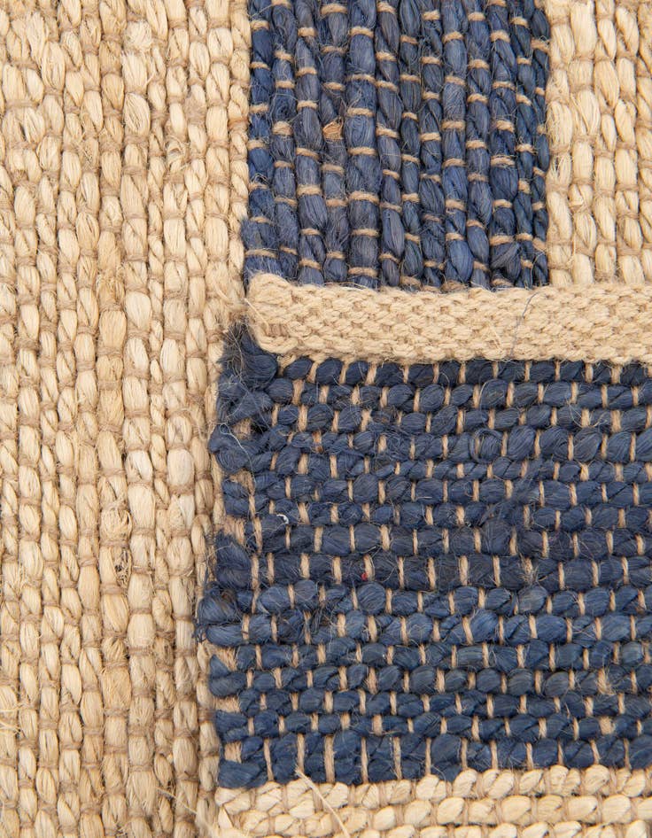 Detail image of  7' 10 x 7' 10  Hand Braided Jute Square Rug