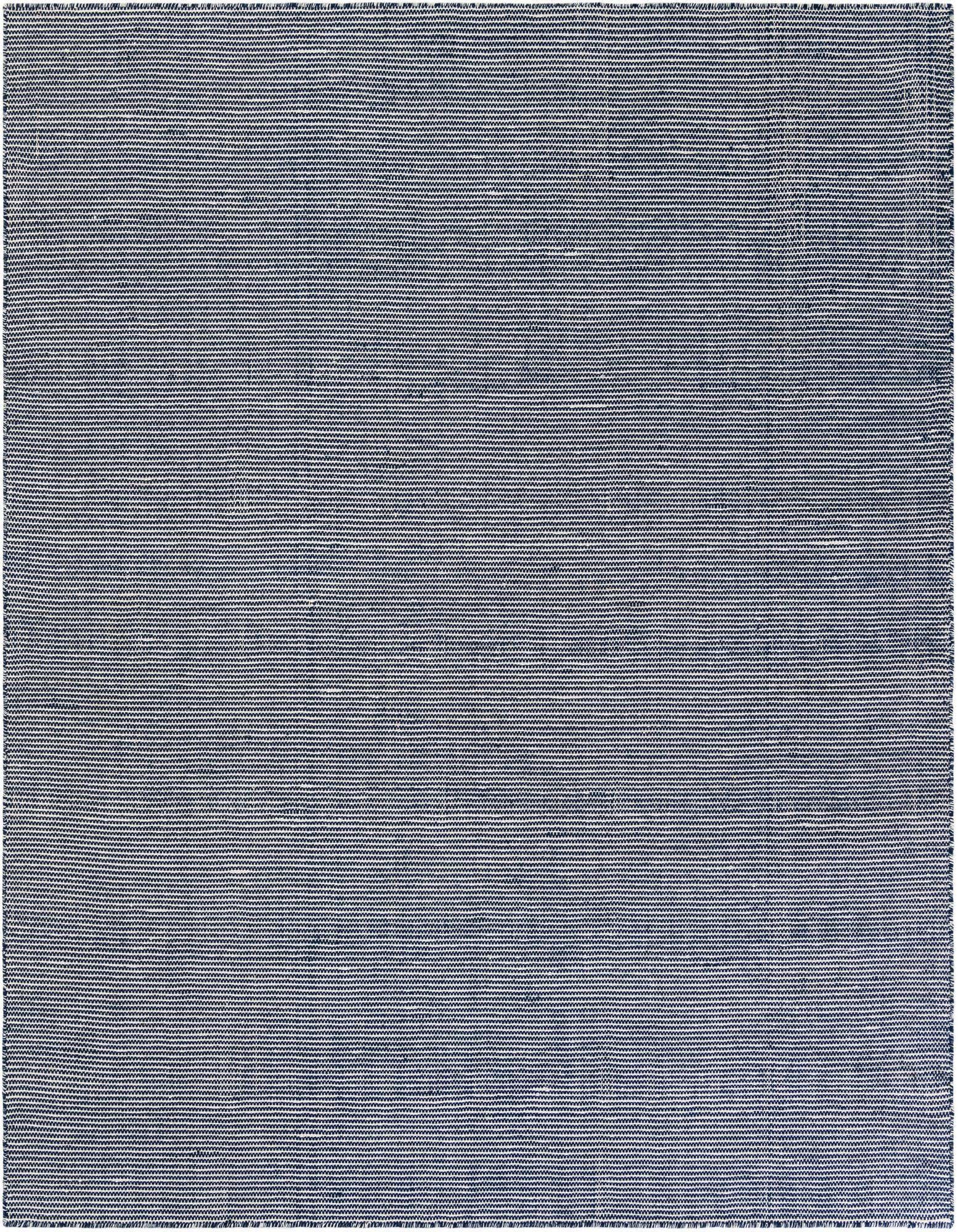 A 7' 10 x 7' 10 square Jill Zarin Palm Springs Outdoor rug in Navy Sky, featuring a modern textured flatweave pattern.