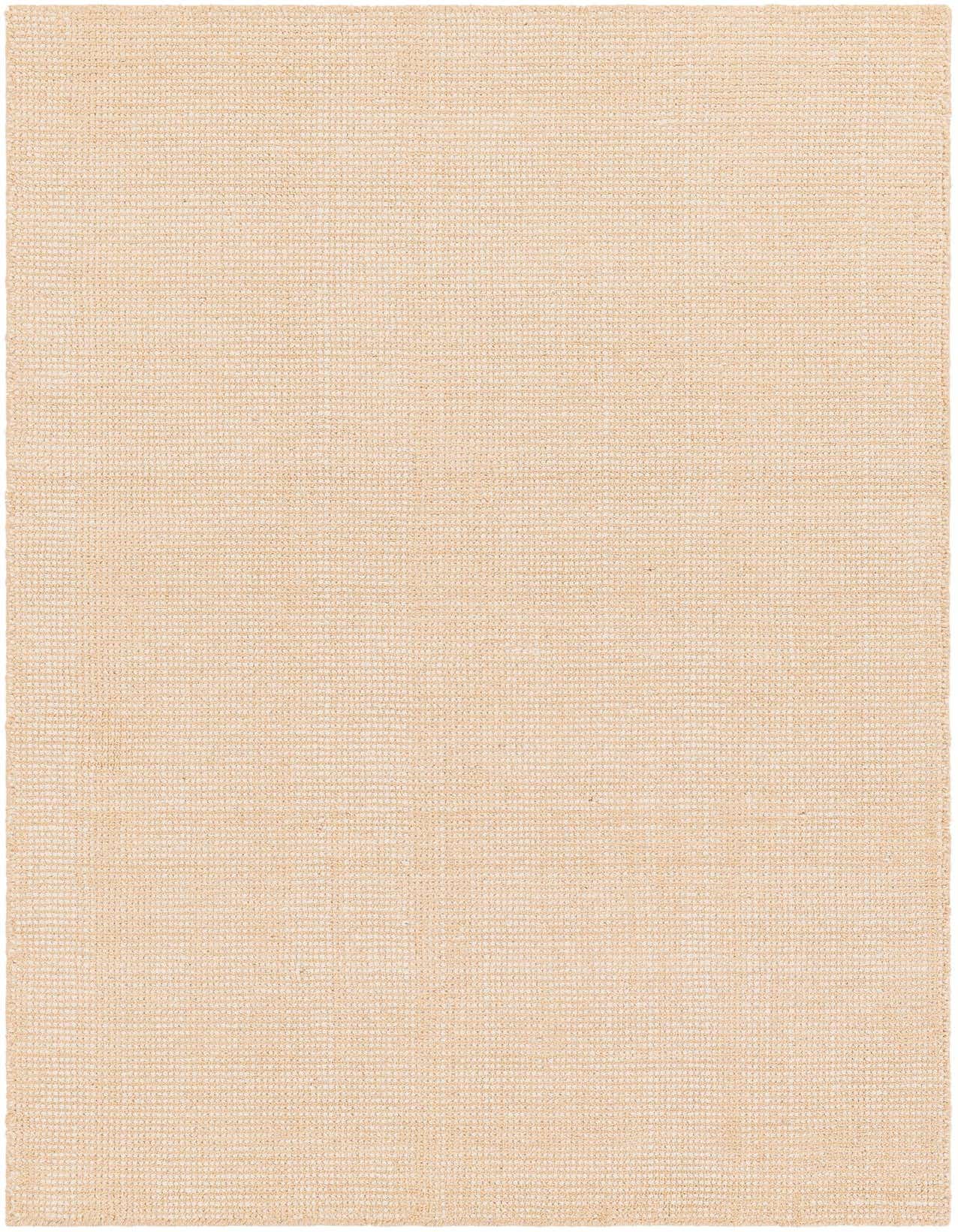 A 3x5 rectangular Jill Zarin English Manor rug in a solid oat beige color, featuring a textured, high pile.