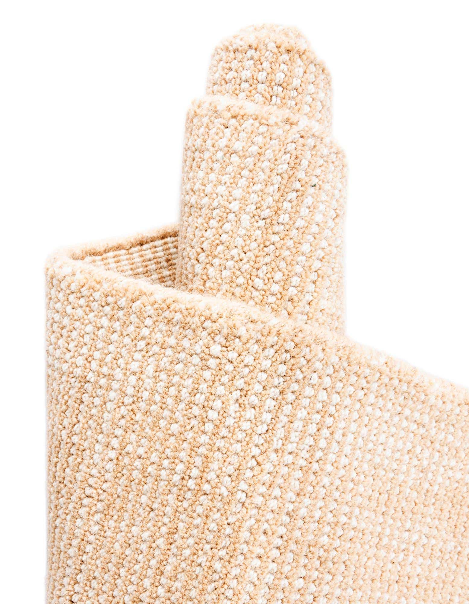 Primary image  Custom Oat Beige  Hand Woven Jill Zarin English Manor Wool Rug