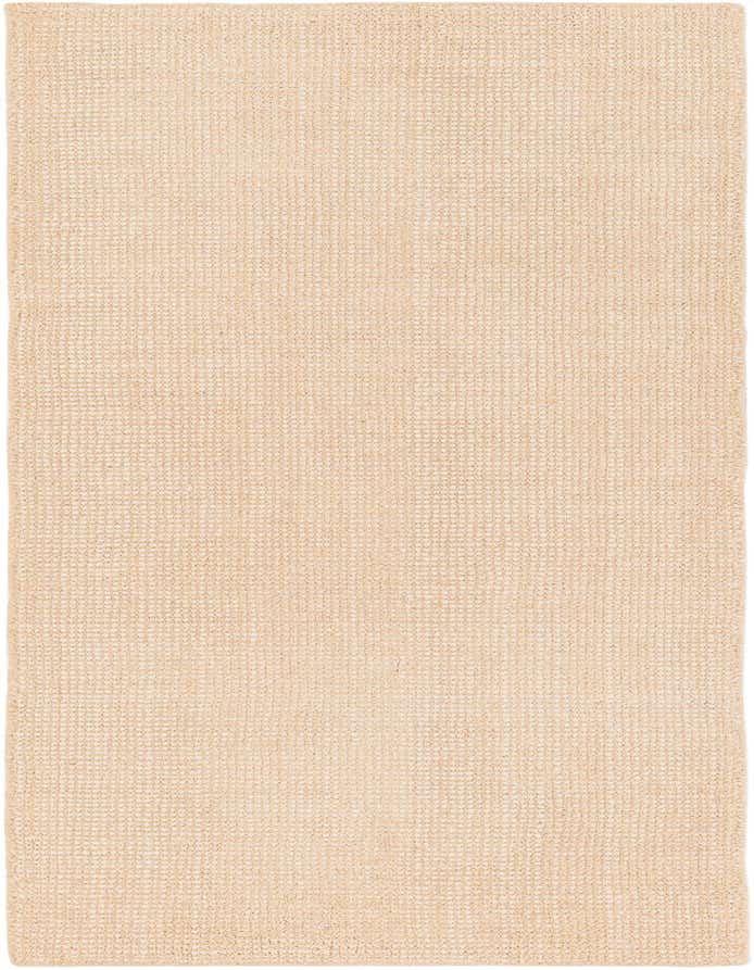A 6 ft Jill Zarin English Manor runner rug in oat beige, featuring a textured, high pile, perfect for a hallway.