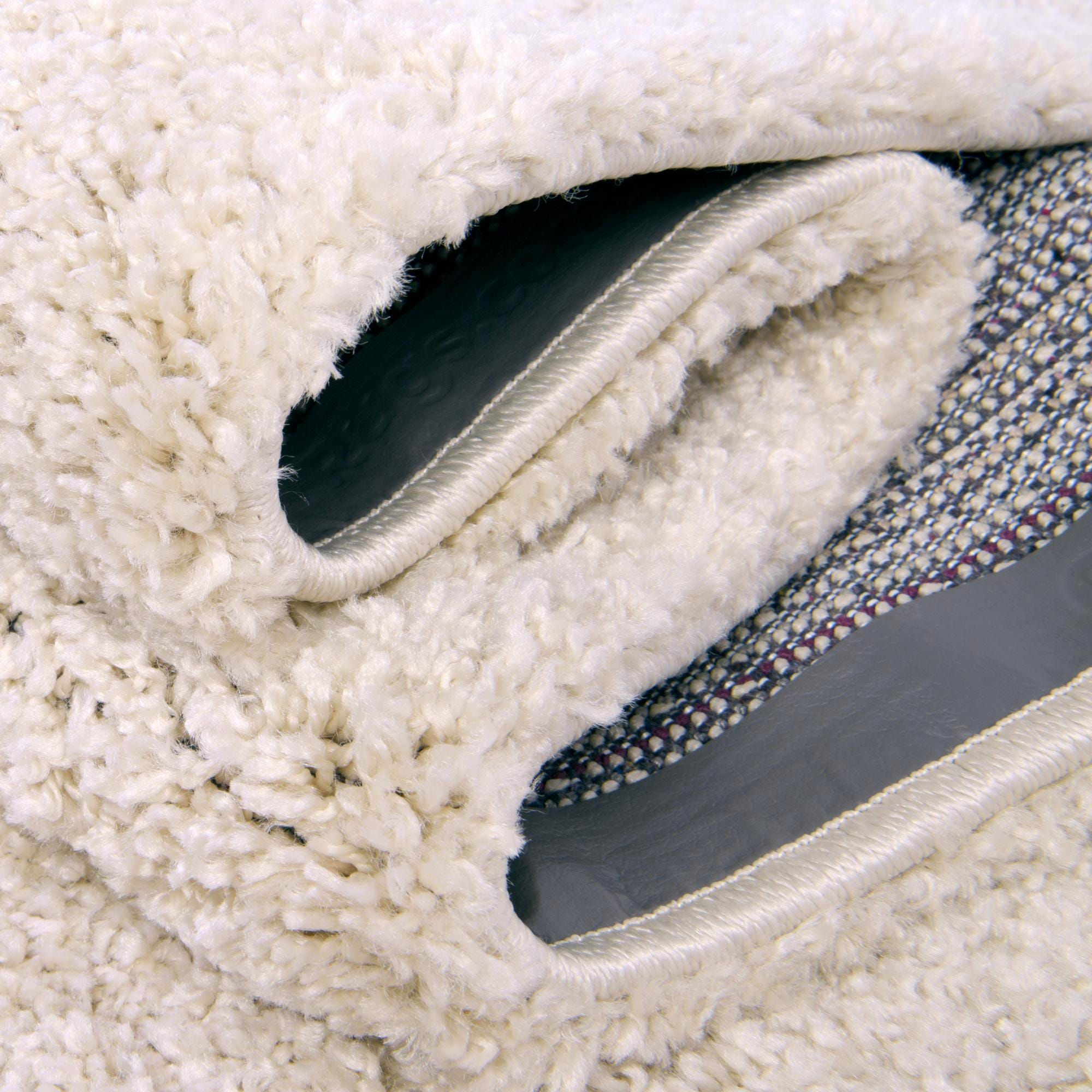 Oatmeal Beige 6' x 9' Soft Solid Shag Rug | Rugs.com