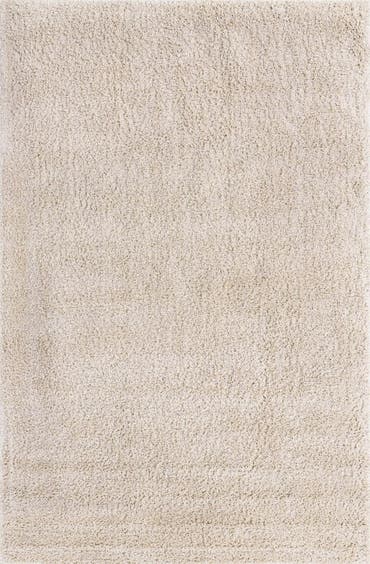  5' x 8' Soft Solid Shag Rug