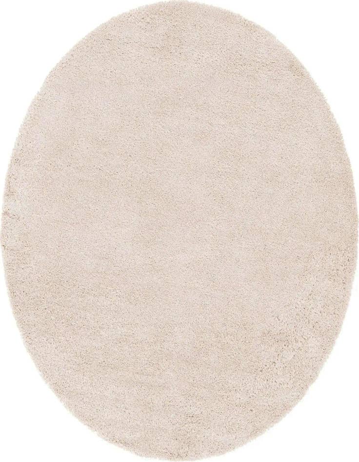 Detail image of  5' x 5' Soft Solid Shag Round Rug