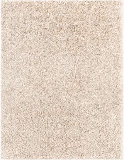 A soft, plush 13 ft runner rug in a solid ivory color, perfect for a hallway or entryway.
