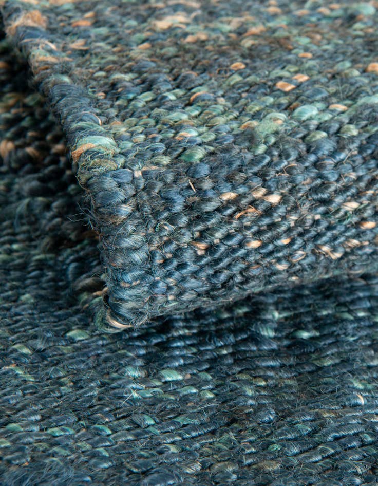 Detail image of  5' 3 x 5' 3  Hand Woven Palm Beach Jute Round Rug