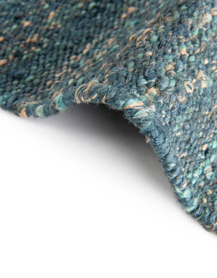 Detail image of  5' 3 x 5' 3  Hand Woven Palm Beach Jute Round Rug