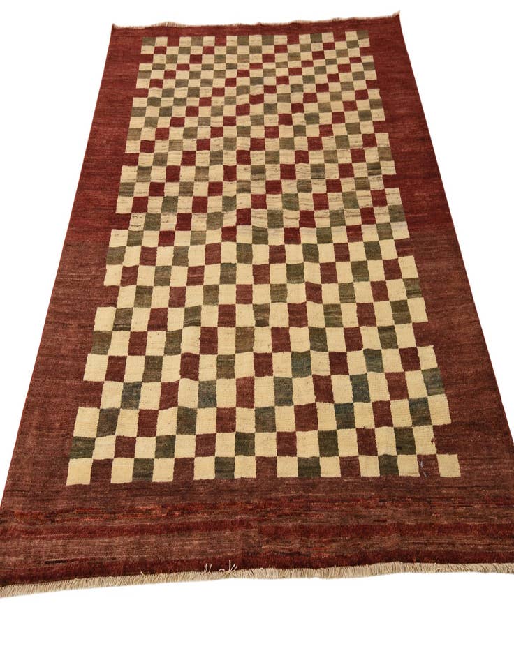 Detail image of  5' 4 x 7' 3  Hand Knotted Modern Ziegler Rug