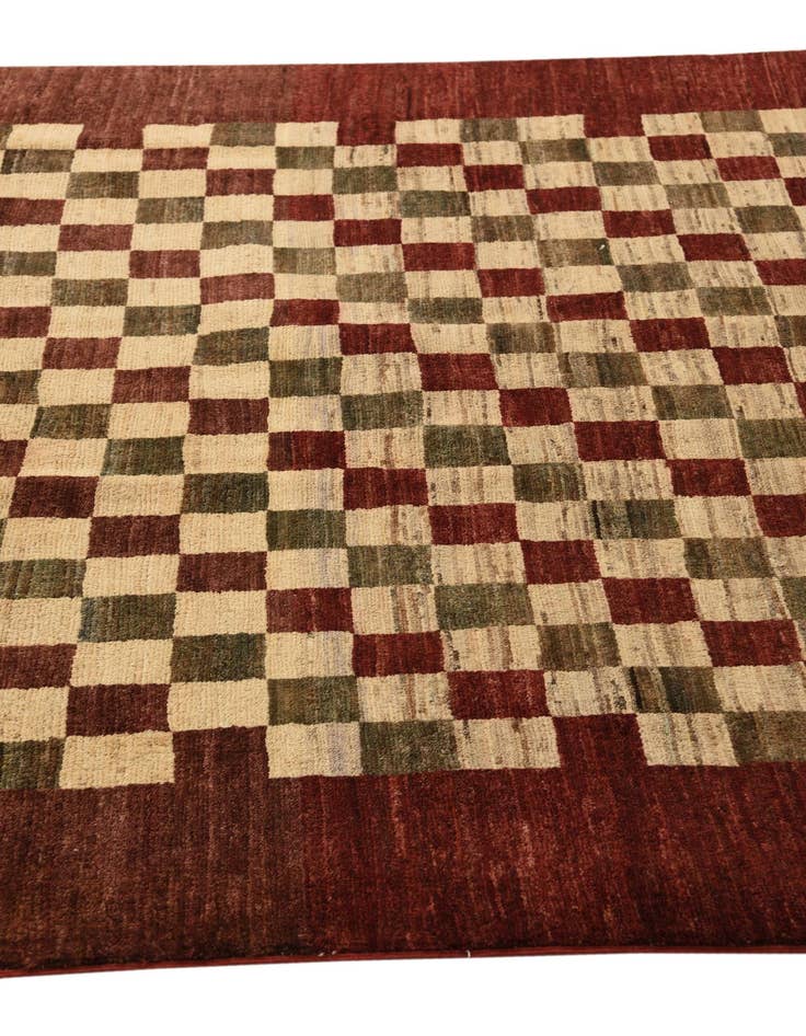 Detail image of  5' 4 x 7' 3  Hand Knotted Modern Ziegler Rug