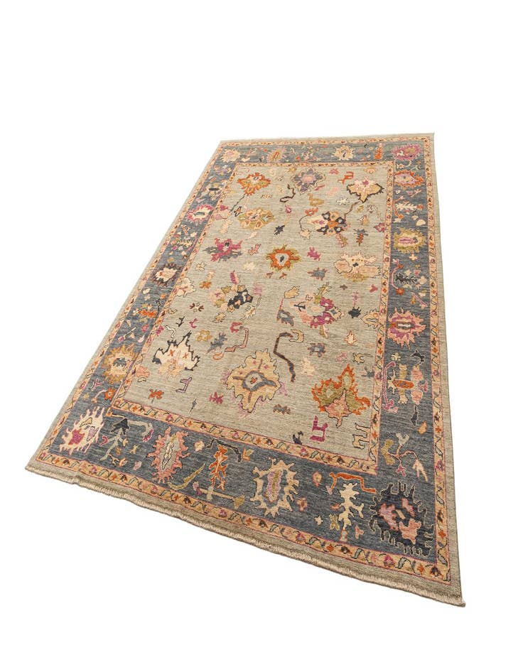 Detail image of  9' x 11' 9  Hand Knotted Oushak Rug