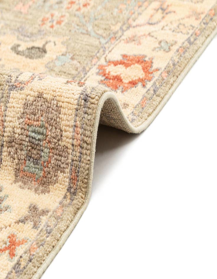 Detail image of  3' 10 x 5' 10  Hand Knotted Oushak Rug