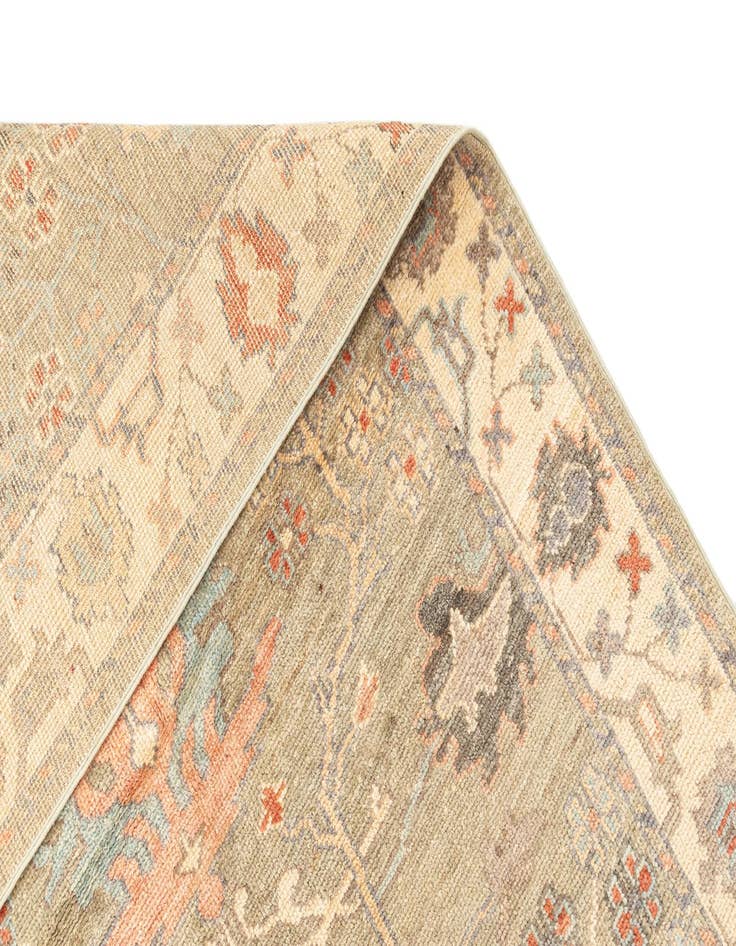 Detail image of  3' 10 x 5' 10  Hand Knotted Oushak Rug