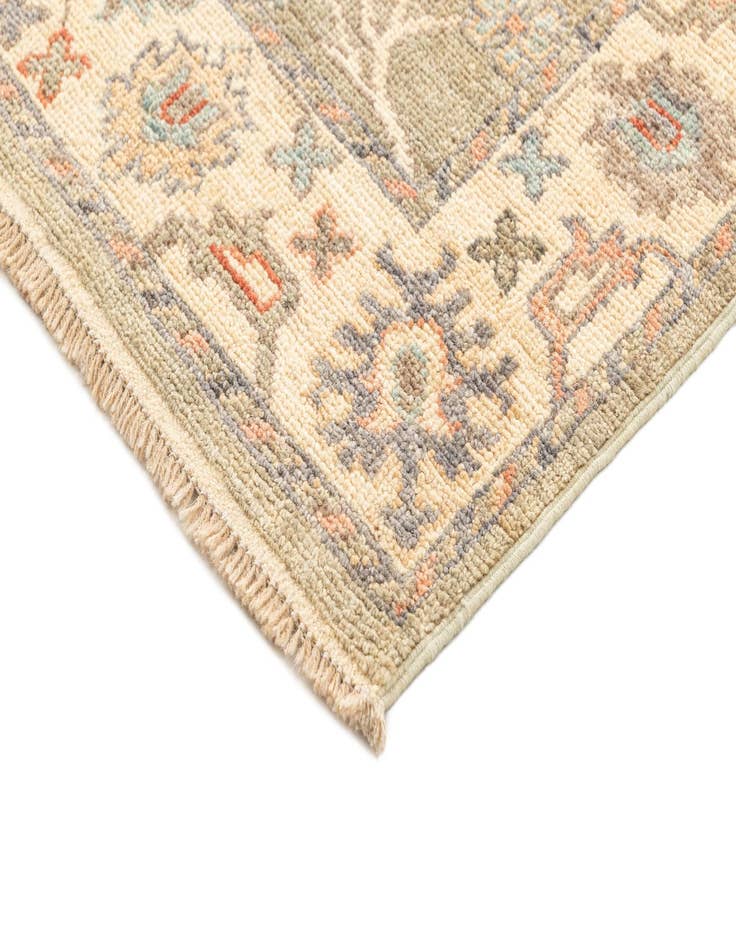 Detail image of  3' 10 x 5' 10  Hand Knotted Oushak Rug