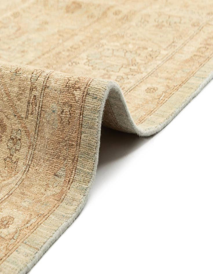 Detail image of  9' x 12' 4  Hand Knotted Ziegler Rug