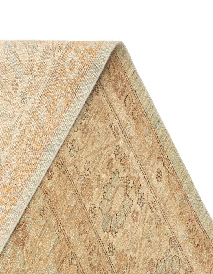 Detail image of  9' x 12' 4  Hand Knotted Ziegler Rug