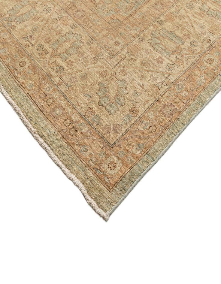 Detail image of  9' x 12' 4  Hand Knotted Ziegler Rug