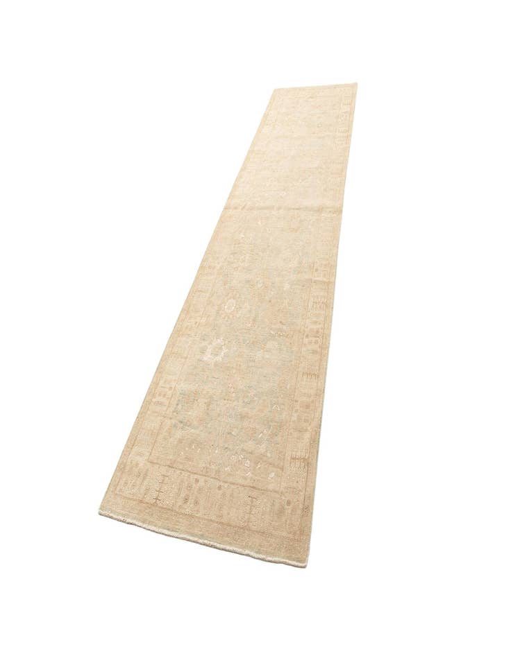 Detail image of  3' 8 x 13' 5  Hand Knotted Ziegler Rug