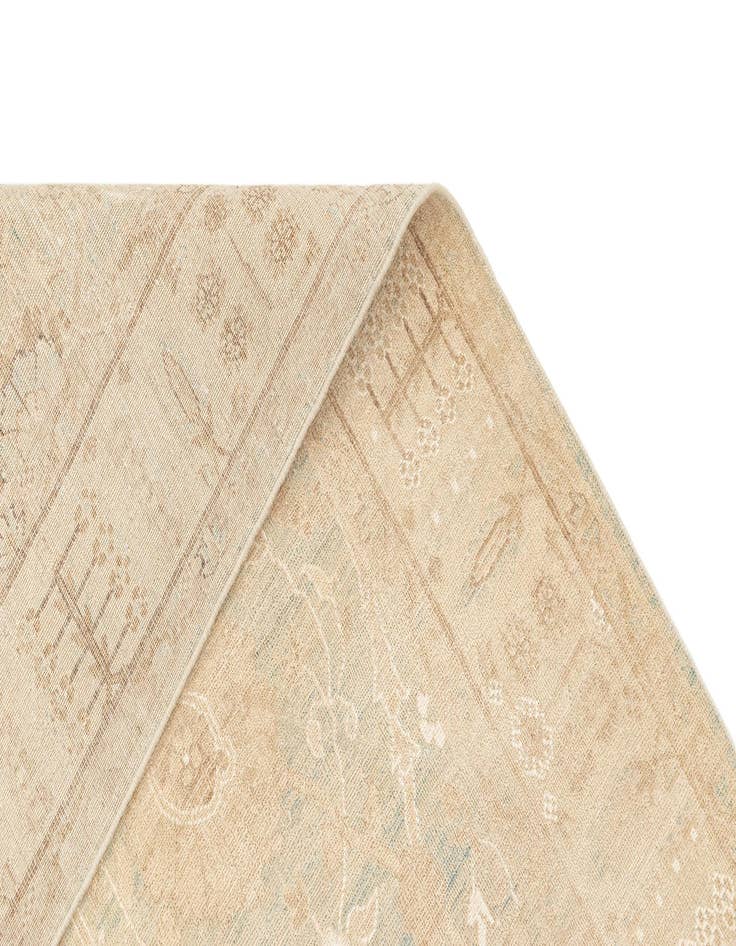 Detail image of  3' 8 x 13' 5  Hand Knotted Ziegler Rug