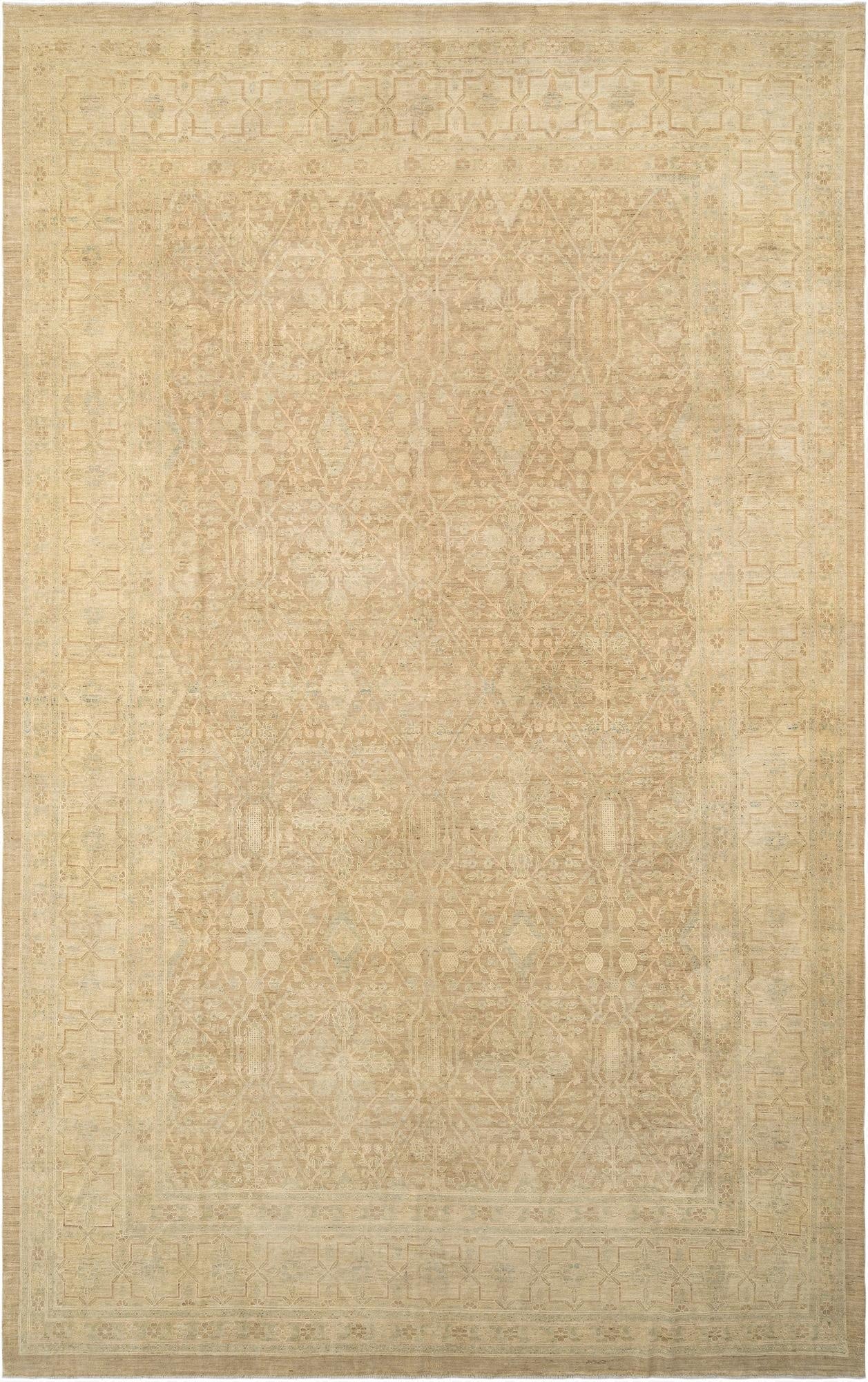  9' 9 x 15' 4  Hand Knotted Ziegler Rug