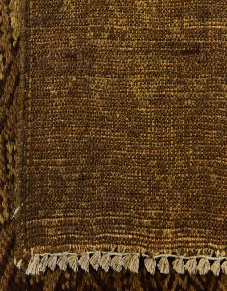 Detail image of  6' 6 x 9' 4  Hand Knotted Afghan Akhche Wool Rug