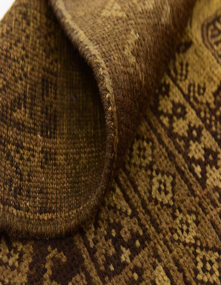 Detail image of  6' 6 x 9' 4  Hand Knotted Afghan Akhche Wool Rug