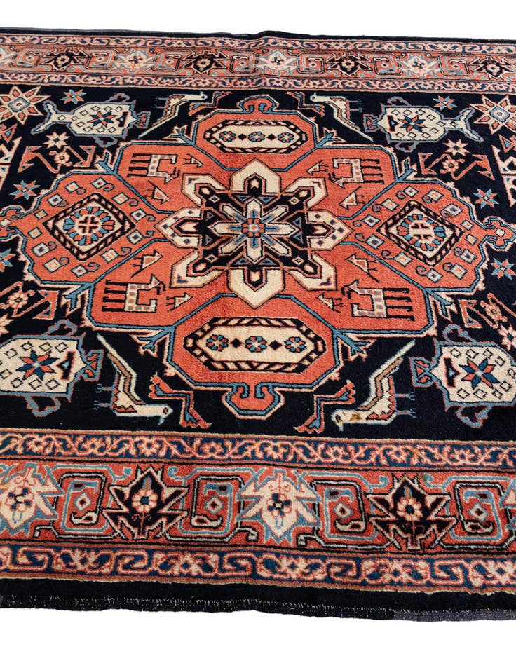 Detail image of  4' 3 x 5' 9  Hand Knotted Anatolian Wool Rug