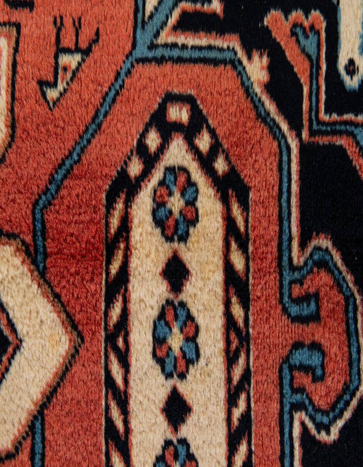 Detail image of  4' 3 x 5' 9  Hand Knotted Anatolian Wool Rug