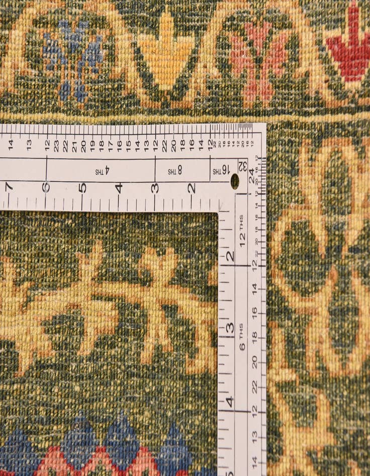 Detail image of  5' x 6' 3  Hand Knotted Ariana Ziegler Oriental Rug