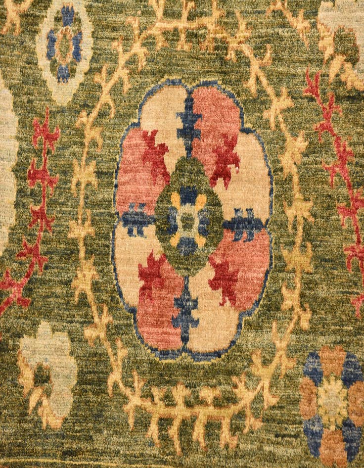 Detail image of  5' x 6' 3  Hand Knotted Ariana Ziegler Oriental Rug