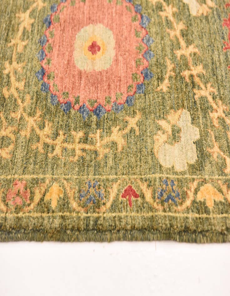 Detail image of  5' x 6' 3  Hand Knotted Ariana Ziegler Oriental Rug