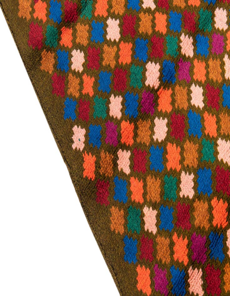 Detail image of  3' 1 x 4' 8  Hand Knotted Balouch Wool Rug