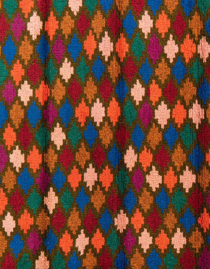 Detail image of  3' 1 x 4' 8  Hand Knotted Balouch Wool Rug