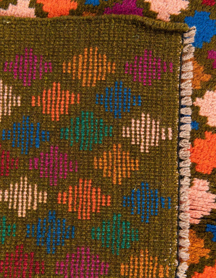 Detail image of  3' 1 x 4' 8  Hand Knotted Balouch Wool Rug