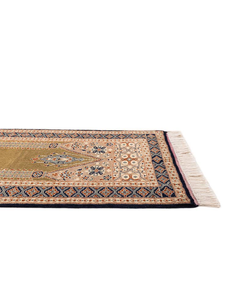 Detail image of  2' 7 x 4' 3  Hand Knotted Bokhara Wool Rug