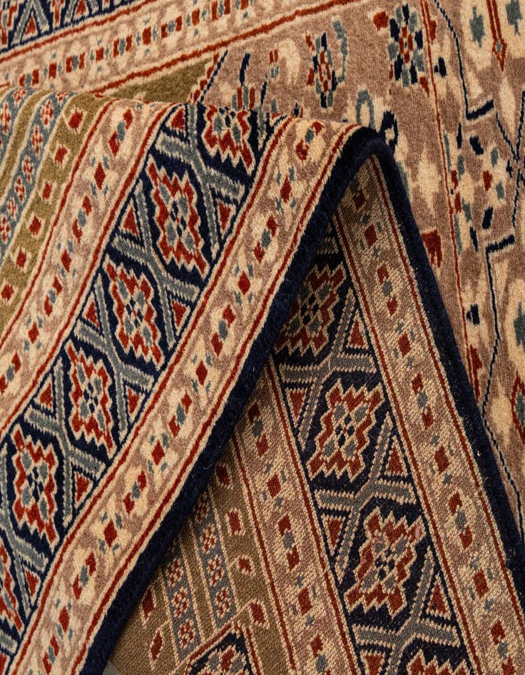 Detail image of  2' 7 x 4' 3  Hand Knotted Bokhara Wool Rug