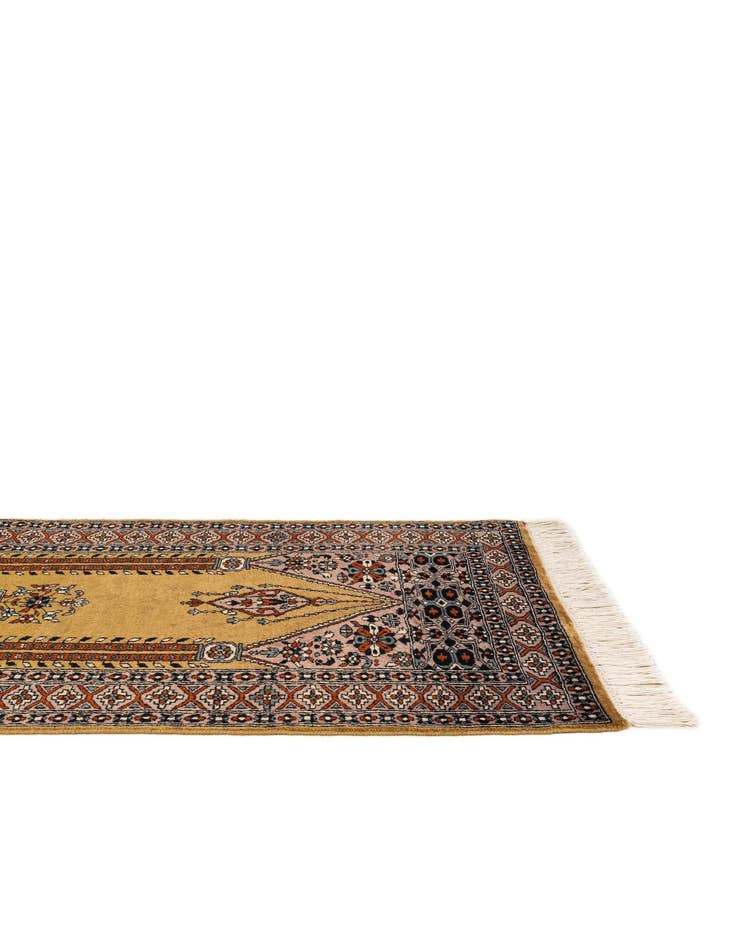 Detail image of  2' 7 x 4' 4  Hand Knotted Bokhara Wool Rug