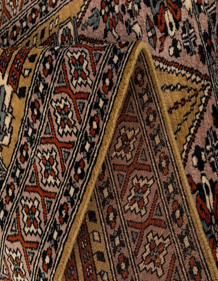 Detail image of  2' 7 x 4' 4  Hand Knotted Bokhara Wool Rug