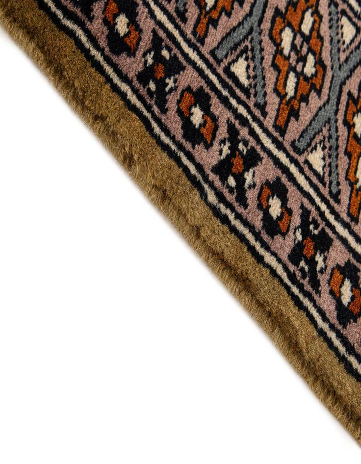 Detail image of  2' 9 x 4' 3  Hand Knotted Bokhara Oriental Wool Rug