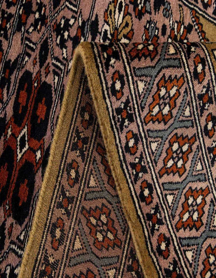 Detail image of  2' 9 x 4' 3  Hand Knotted Bokhara Oriental Wool Rug