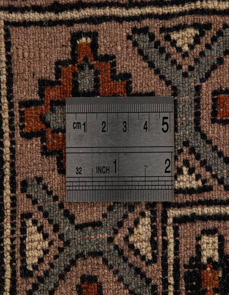 Detail image of  2' 9 x 4' 3  Hand Knotted Bokhara Oriental Wool Rug