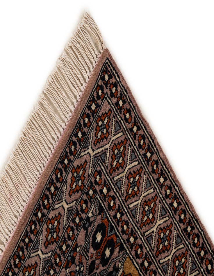 Detail image of  2' 8 x 4' 5  Hand Knotted Bokhara Oriental Wool Rug