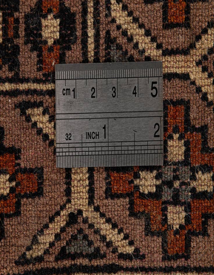Detail image of  2' 8 x 4' 5  Hand Knotted Bokhara Oriental Wool Rug
