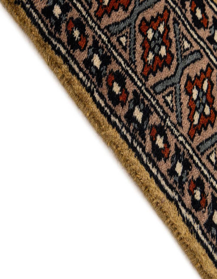 Detail image of  2' 8 x 4' 8  Hand Knotted Bokhara Oriental Wool Rug