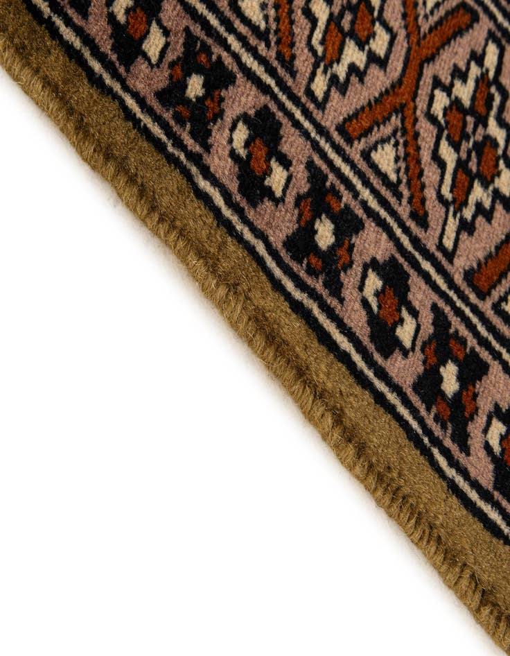 Detail image of  2' 8 x 4' 3  Hand Knotted Bokhara Oriental Wool Rug